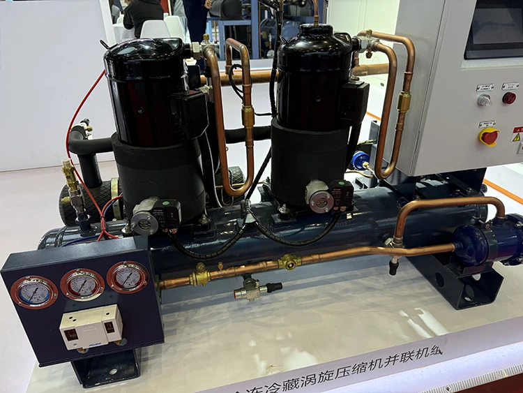 Water-Cooled Scroll Refrigeration Compressor Unit