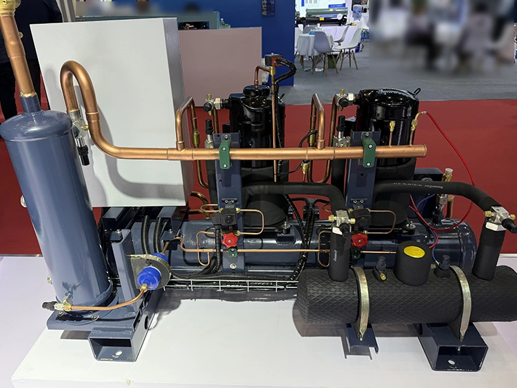 Water-Cooled Scroll Refrigeration Compressor Unit