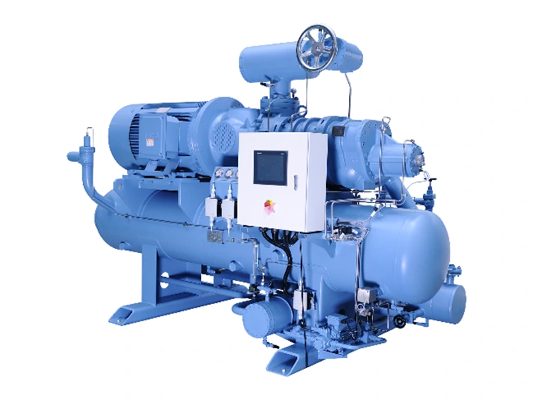 Open-type Two-stage Screw Refrigeration Compressor Unit
