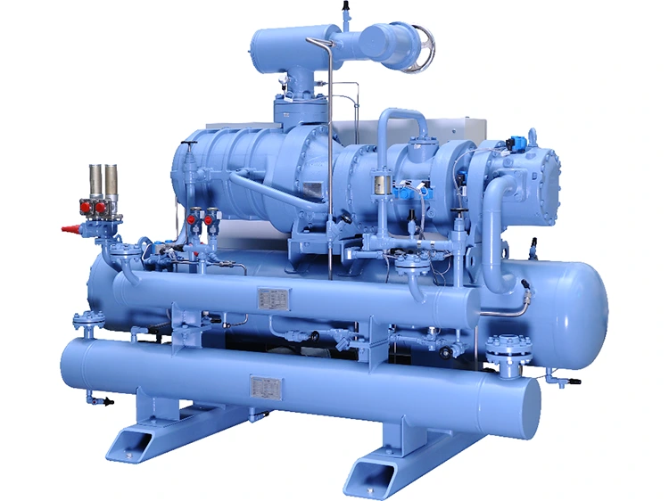 Open-type Two-stage Screw Refrigeration Compressor Unit
