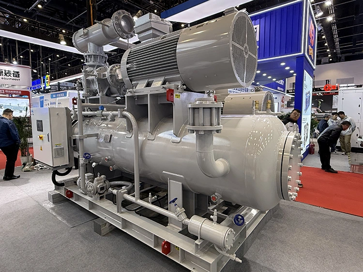 Open-type Two-stage Screw Refrigeration Compressor Unit